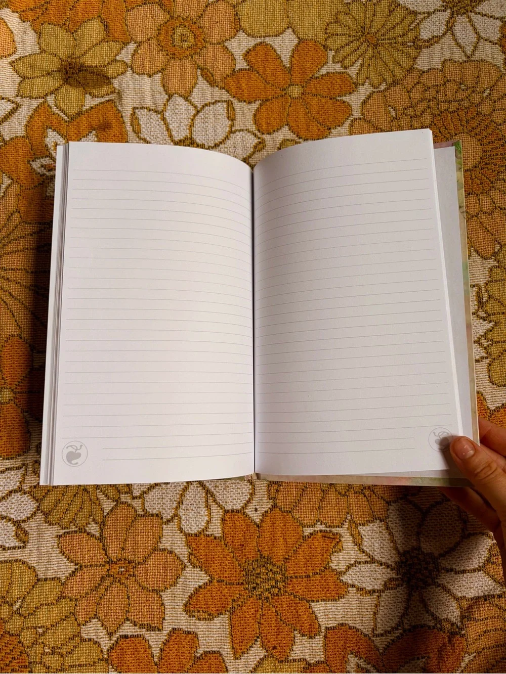 🌸📖✨ Vintage 2001 Gardenia Hardcover Journal ✨📖🌸